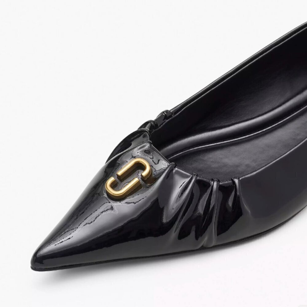 NIB! NEW! Marc Jacobs The Ali Ballerina Flat -Women Black